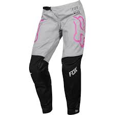 Мотоштаны подростковые Fox 180 Mata Youth Girls Pant Black/Pink