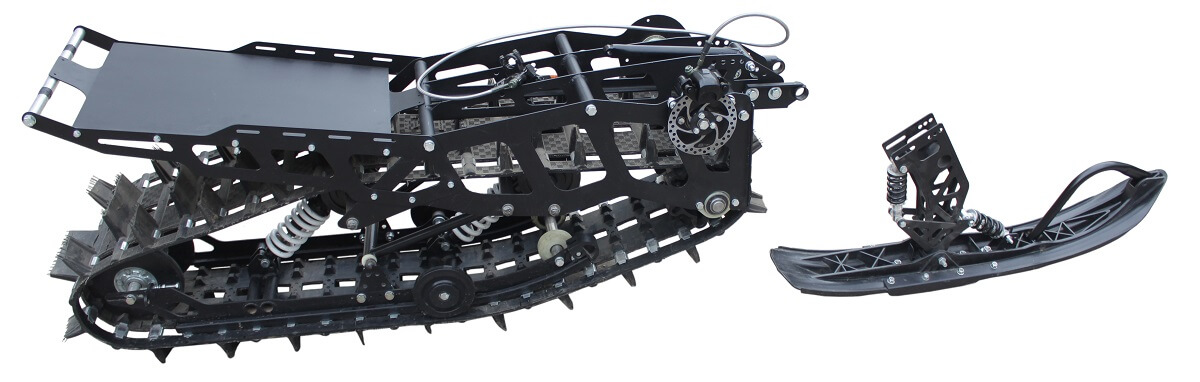 Гусеничный комплект для мотоцикла Monotrack 650_гусеница для эндуро_снегоходный комплект для мотокросса_гусянка на мото от ООО СНОУБАЙК_2