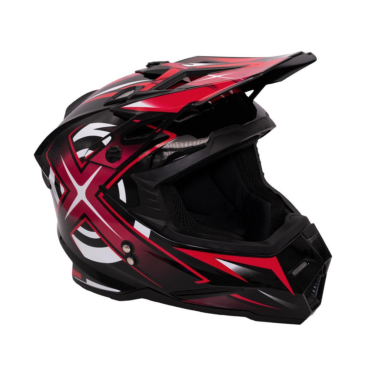 Шлем KIOSHI Holeshot 801 кроссовый black/red