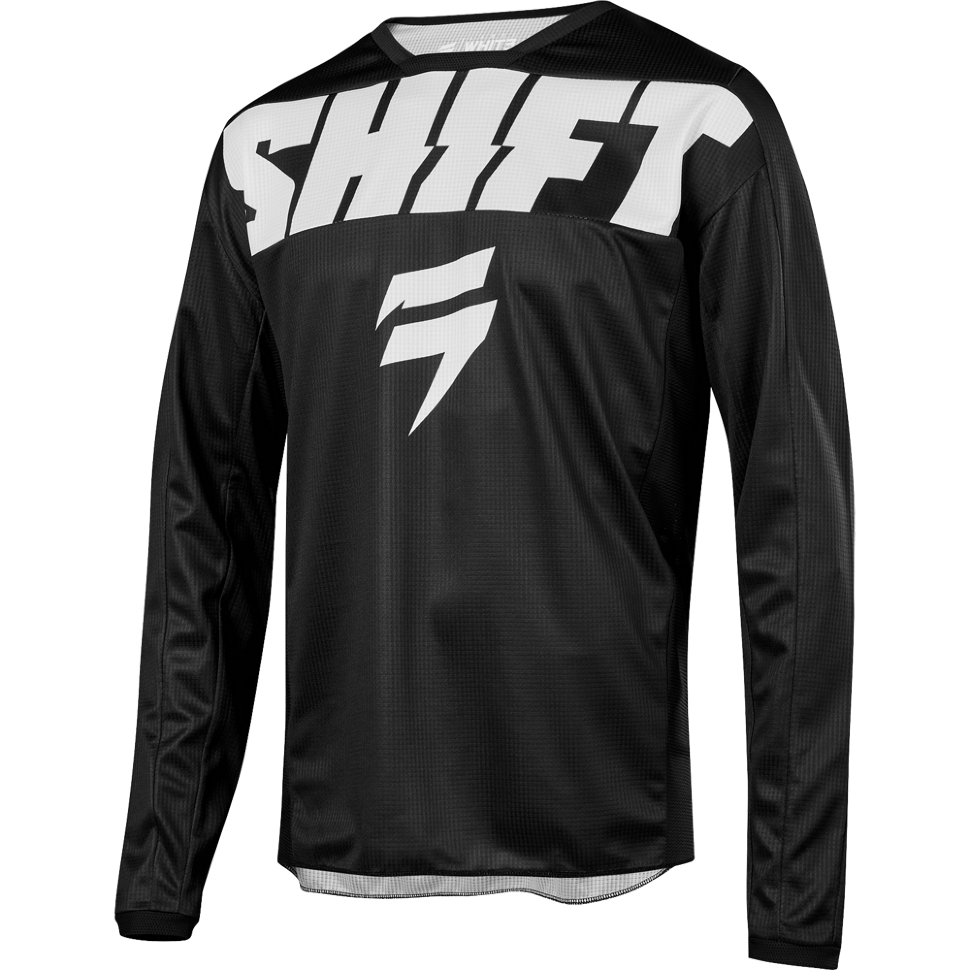 Мотоджерси подростковая Shift White York Youth Jersey Black L