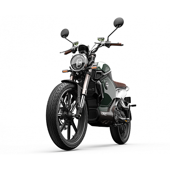 Электромотоцикл WHITE SIBERIA SUPER SOCO TC Зеленый