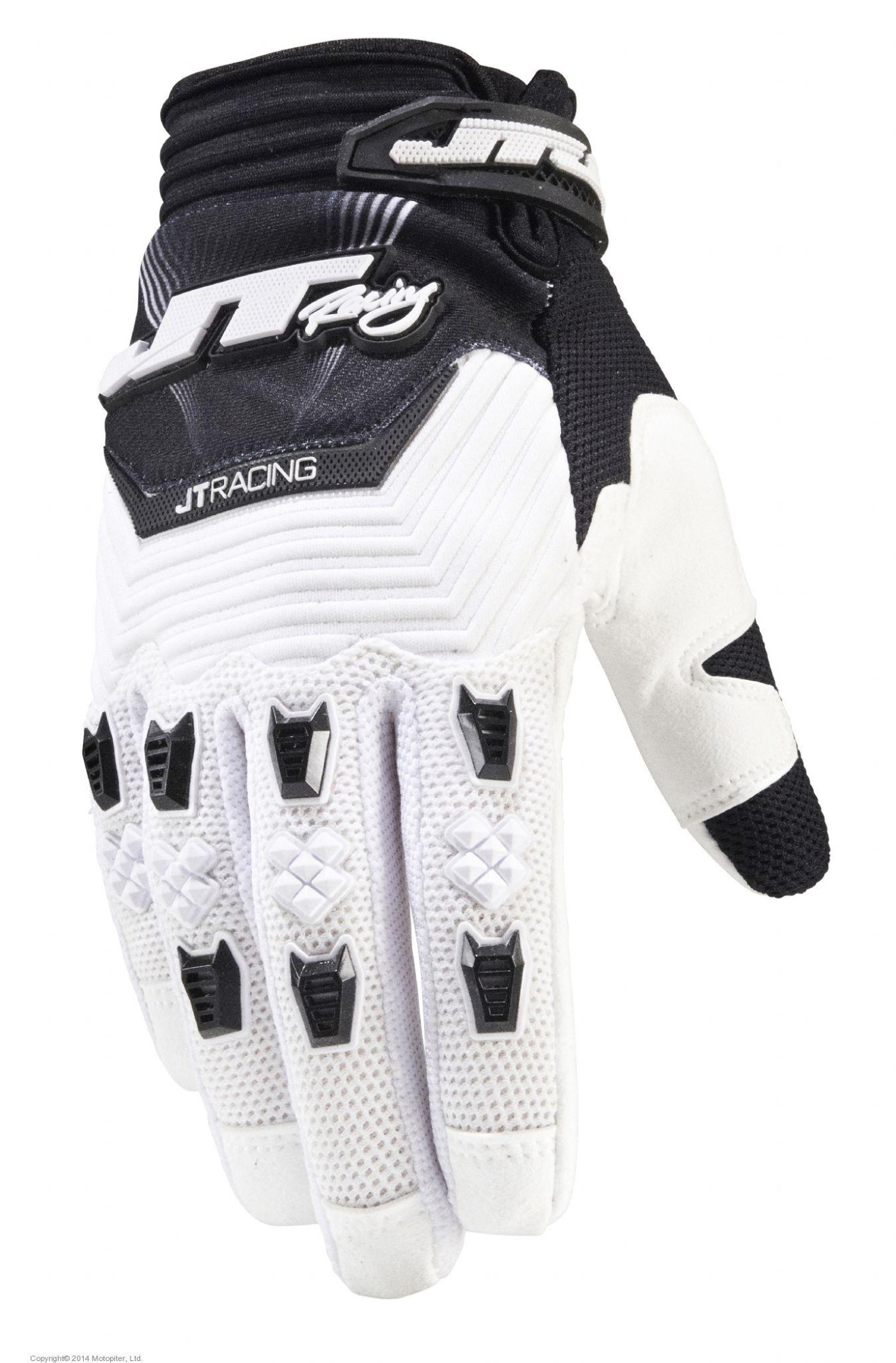 Перчатки JT Racing THROTTLE BW