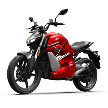 Электромотоцикл WHITE SIBERIA SUPER SOCO TS STREET HUNTER PRO Красный