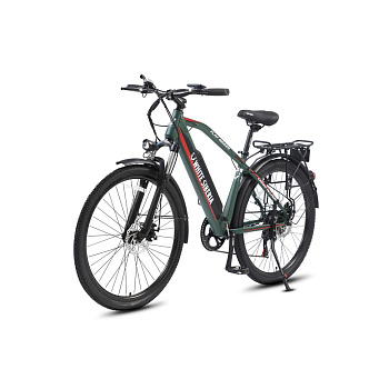 Электровелосипед WHITE SIBERIA CAMRY ALLROAD 500W Матовый зеленый